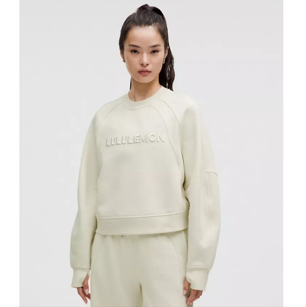 LULULEMON Scuba Oversized Pullover Woodmark. Beige. Size XS/S
